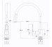 Смеситель для кухни Globus Lux Dolly GLD-0203LA-B01 Globus Lux