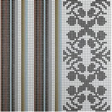 Мозаїка Wallpaper Grey 87.9x87.9 Decori Opus Romano з колекції Decori Opus Romano Decori Opus Romano