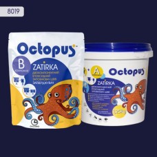 Двокомпонентна епоксидна затирка фуга для плитки і мозаїки ТМ "OCTOPUS",  колір  8019 1,25 кг Octopus