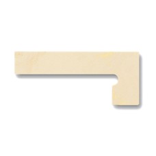 Плінтус (42.4x19) Blanco Perla Zanquin - Blanco Perla з колекції Blanco Perla