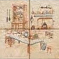 Вставка Decor Cottage 4x4 Fonda Rak з колекції Fonda Rak Вставка Decor Cottage 4x4 Fonda Rak з колекції Fonda Rak Fonda Керамічна плитка Rak Ceramics