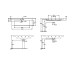 SUBWAY 3.0 Умивальник меблевий 130x47,5 см (4A70D501)