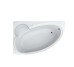 Ванна акрилова асиметрична ADELE 170х110 L + ноги + екран під ванну ( А0045132 ) Swan