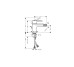 Смеситель Vernis Blend для биде с металлическим донным клапаном Matt Black (71218670)