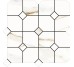 Мозаїка Mosaic Oxford Palace White Satin - 28x30 DC3401 Palace з колекції Palace Aleluia