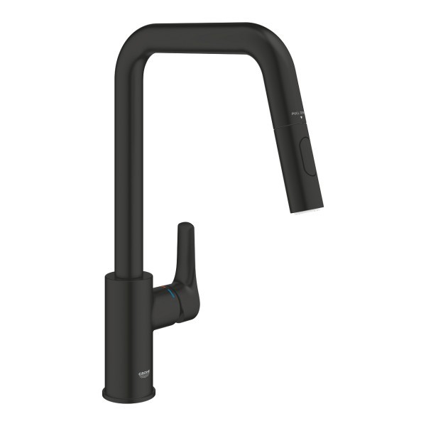 Змішувач для кухні Eurosmart 306192430 Black matt Grohe Grohe