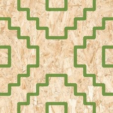 Декор Seriaki R Natural Verde 59.3x59.3 Strand из коллекции Strand