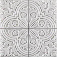 Декор Algarve Argento Craquele 13x13 Formelle Ceramiche з колекції Formelle Ceramiche FORMELLE Керамічна плитка GRAZIA