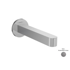 Вилив Finoris на ванну виступ 189 мм, Brushed Black Chrome (76410340) Вилив Finoris на ванну виступ 189 мм, Brushed Black Chrome (76410340)