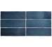 Плитка 6,5x20 Magma Sea Blue 24964 из коллекции Magma Equipe