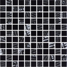Мозаика GMP 0425049 С2 Print 45-Black 00 300×300x4 Котто Керамика