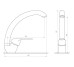 Смеситель для кухни Globus Lux Solly GLSO-0103S-WH без шлангов Globus Lux