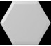 Декор Mini Hexa Bevel Ice White Matt 15x17.3 Subway Lab Wow з колекції Subway Lab Wow