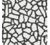 Мозаїка Fragment Black 117.2x117.2 Decori Opus Romano Bisazza з колекції Decori Opus Romano Bisazza