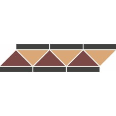 Бордюр Black Border 12x42.2 Richmond Top Cer злекції Richmond TopCer — португальская геометрическая мозаика и викторианская плитка — страница 7
