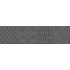 Декор Decor Smoke 7.3x30 Dolce из коллекции Dolce Декор Decor Smoke 7.3x30 Dolce из коллекции Dolce Dolce Керамическая плитка Dual Gres
