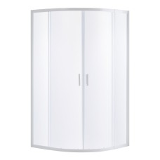 VI`Z WZ душова кабіна кутова 95*95*195см, регульований (+/-5cм) профіль білий, скло "Zuzmara"