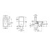 INSPIRA Square унитаз 37*64,5*79,4см, Rimless, напольный