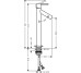 Смеситель Axor Starck 250 Lever для умывальника, хром 10103000