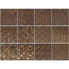 Декор (15x15) G102P4 Domus Aurea Bronzo Mix 12 pz - Domus Aurea з колекції Domus Aurea Декор (15x15) G102P4 Domus Aurea Bronzo Mix 12 pz - Domus Aurea з колекції Domus Aurea Domus Aurea Керамічна плитка Vallelunga