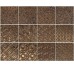 Декор (15x15) G102P4 Domus Aurea Bronzo Mix 12 pz - Domus Aurea з колекції Domus Aurea Vallelunga
