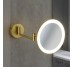 58995N0W KLUDI-VELA R зеркало косметическое, настенное, одностороннее, brushed gold (1 сорт)