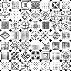(20x20) Octogono Variette Sombra - Vodevil з колекції Vodevil Vodevil Керамічна плитка Vives