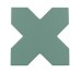Плитка 12X12 Porto Cross Pickle Green 30621 Equipe з колекції Porto Equipe