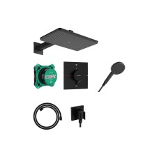 Душова система прихованого монтажу Raindance Alive Q 210/340 1jet 6 в1, Matt Black (24620670) Душова система прихованого монтажу Raindance Alive Q 210/340 1jet 6 в1, Matt Black (24620670)