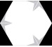 STELLA SILVER 22x25 (шестигранник) (плитка для пола и стен)
