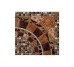 Панно Roseton Geo Tierra 32.5x32.5 Decorado Gres De Aragon из коллекции Decorado Gres De Aragon