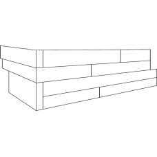 Bkp Angolo 11 X 28 H 16 New York Grey - 16x28 L-елемент BKPA17 BrickUp New York Керамічна плитка NovaBell