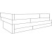 L-елемент Bkp Angolo 11 X 28 H 16 New York Grey - 16x28 BKPA17 BrickUp New York з колекції BrickUp New York NovaBell