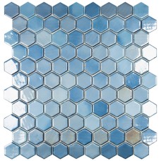 Мозаїка 31,5*31,5 Lux Dark Blue Hex 6004H