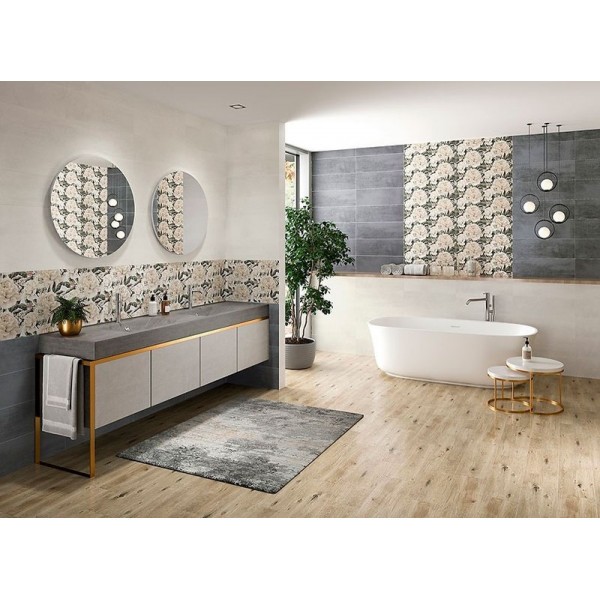 Плитка стінова Gracia White SAT 200x600x8,5 Cersanit Cersanit