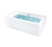 LINEA ванна 150*70см, аакрилова, прямокутна, бiла, з нiжками в комплектi, об`єм 165л