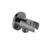 MINIMAL, Держатель ручного душа с подключением воды 1/2", titanium (100280765)
