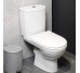 L79046000 Freja Premium Унитаз-компакт косой вып., нижний подвод, дюропластовое сиденье с микролифтом 3/6л (1 сорт)