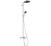 28871000 HG Activera S Душова система Showerpipe 240 1jet EcoSmart з термостатом на ванну Ecostat Fine, хром (1 сорт)