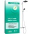 28871000 HG Activera S Душова система Showerpipe 240 1jet EcoSmart з термостатом на ванну Ecostat Fine, хром (1 сорт)