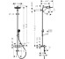 28871000 HG Activera S Душова система Showerpipe 240 1jet EcoSmart з термостатом на ванну Ecostat Fine, хром (1 сорт)