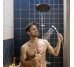 28871000 HG Activera S Душова система Showerpipe 240 1jet EcoSmart з термостатом на ванну Ecostat Fine, хром (1 сорт)