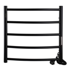 Рушникосушарка LD ЕU 500-500-5 BLK Драбинка Дуга електро чорна Рушникосушарка LD ЕU 500-500-5 BLK Драбинка Дуга електро чорна