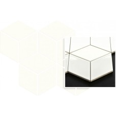 Мозаика прессованная Универсальная Bianco Romb Hexagon 20,4x23,8 код 1825 Ceramika Paradyz
