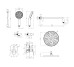 Душова система Kroner Element 211335B-3801 Kroner