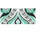 Мозаика Amelie Green A 129.1x290.5 Decori 10 Bisazza из коллекции Decori 10 Bisazza