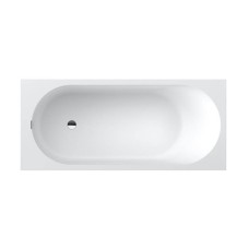 OBERON 2.0 Solo Ванна 1800x800 Stone White в комплекте с ножками и сифоном (UBQ181OBR2DV-RW)