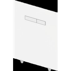 TECELux Верхняя панель смыва, клавиши белые, стекло белое (9650000)