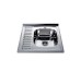 Мийка кухонна накладна прямокутна 600х600х180 Decor Right MR 6060 R D Mira MIRA