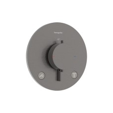 Термостат прихованого монтажу Ecostat Comfort S на 2 функції, Brushed Black Chrome (33715340)